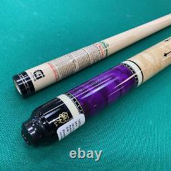 McDermott G418 Custom Purple Stain Billiards Pool Cue Stick + FREE HARD CASE