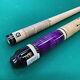 Mcdermott G418 Custom Purple Stain Billiards Pool Cue Stick + Free Hard Case