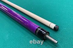 McDermott G418 Custom Purple Stain Billiards Pool Cue Stick + FREE HARD CASE