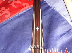 Mcdermott Pool Cue Very Rare 1976 Straight B-12 Custom 56 MOP Leather SS Joint