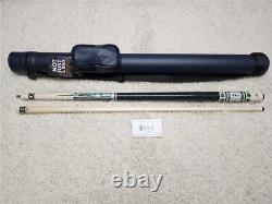 Meucci Casino 2 Pool Cue with Jokers 19oz with 12.5mm Pro Shaft Free 1x1 Hard Case