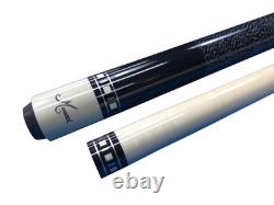 Meucci SB2-N Custom Billiards Pool Cue Stick with PRO SHAFT Natural + HARD CASE