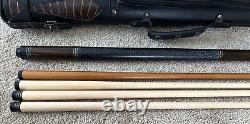 Mike Bender Box Pool Cue Set, Case