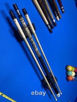 Mike Gulyassy CUSTOM Pool Cue? Withx2 vintage Original Predator 314 Shafts