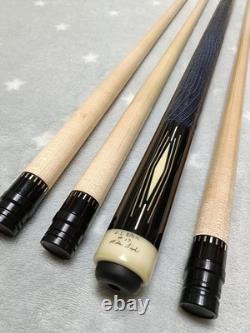 Mike Sigel Custom Cue American Legend Rare Ebony Silver Inlay Excellent