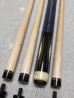 Mike Sigel Custom Cue American Legend Rare Ebony Silver Inlay Excellent