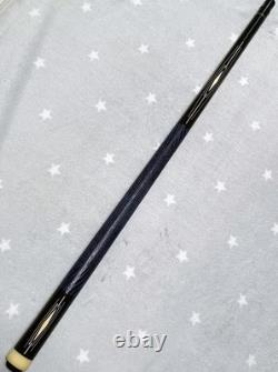 Mike Sigel Custom Cue American Legend Rare Ebony Silver Inlay Excellent