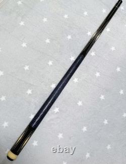 Mike Sigel Custom Cue American Legend Rare Ebony Silver Inlay Excellent