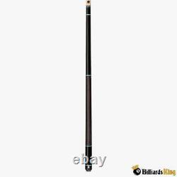 NEW Lucasi Custom Billiards Pool Cue Stick Black Turquoise Recon Linen Wrap LZD5