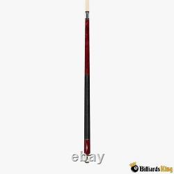 NEW Lucasi Custom Billiards Pool Cue Stick Red Birdseye Flexpoint Shaft LZD1