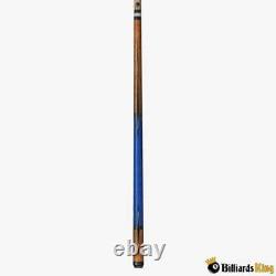 NEW Lucasi Custom LZC19 Pool/Billiards Blue Cue Stick Flexpoint Shaft Tiger Tip
