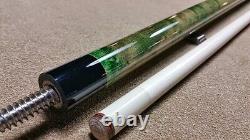 NEW McDermott GS12 Custom Camo Pool Cue 3/8x10 Pin FREE Predator 1080p Chalk