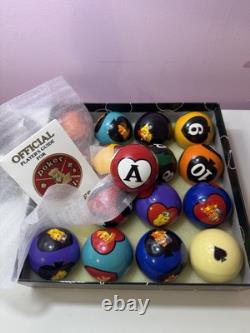 NEW Poker Billiard Ball Set Vintage VGC Official Rule Book Included Rare Find