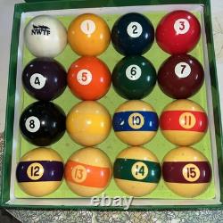 NWTF Custom Billiard Balls Set Aramith Vintage Pool Turkey Conserve Hunt