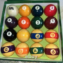 NWTF Custom Billiard Balls Set Aramith Vintage Pool Turkey Conserve Hunt