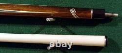 New Cuetec Warrior Brown Stain pool Cue Billiards, Custom 13-825 Free Case