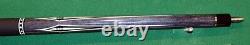 New Cuetec Warrior grey Stain pool Cue Billiards, Custom 13-825 Free Case