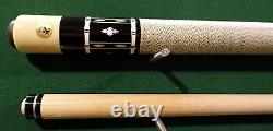 New MOSCONI Helmstetter Custom Vintage Pool Cue Billiard Free Case & ship