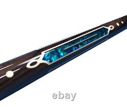 New Meucci SB5-B Custom Billiards Pool Cue Stick with PRO SHAFT Blue + HARD CASE