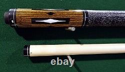 New Vintage Dale Perry Custom 2 Pc. Pool Cue, Billiards Free Case & Shipping