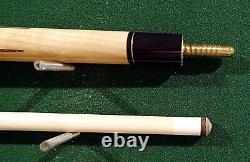 New Vintage Dale Perry Custom 2 Pc. Pool Cue, Billiards Free Case & Shipping