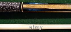New Vintage Dale Perry Custom 2 Pc. Pool Cue, Blue Arrow Free Case & Shipping