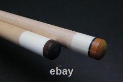 Nitti Custom Cue 2002 Ebony Diamond Inlay Radial Joint Billiards Pool Cue stick