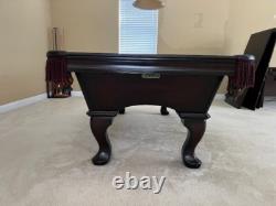 Olhausen pool table used 7ft green felt good condition custom Alder wood top
