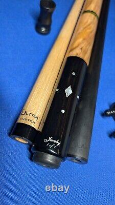 One Of A Kind David Jacoby Custom Pool Cue With Two Shafts 18.50oz 12.30mm