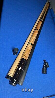 One Of A Kind David Jacoby Custom Pool Cue With Two Shafts 18.50oz 12.30mm