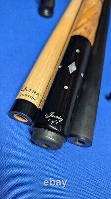 One Of A Kind David Jacoby Custom Pool Cue With Two Shafts 18.50oz 12.30mm