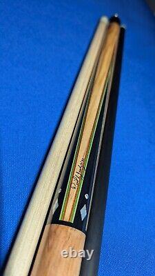 One Of A Kind David Jacoby Custom Pool Cue With Two Shafts 18.50oz 12.30mm