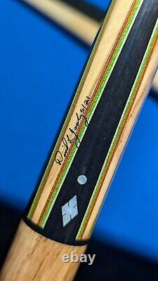 One Of A Kind David Jacoby Custom Pool Cue With Two Shafts 18.50oz 12.30mm