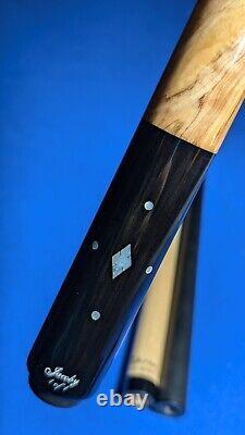 One Of A Kind David Jacoby Custom Pool Cue With Two Shafts 18.50oz 12.30mm