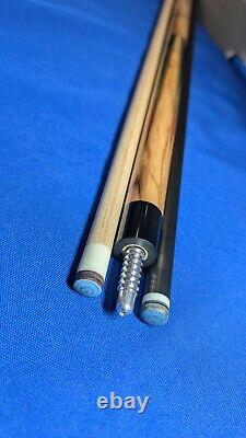 One Of A Kind David Jacoby Custom Pool Cue With Two Shafts 18.50oz 12.30mm