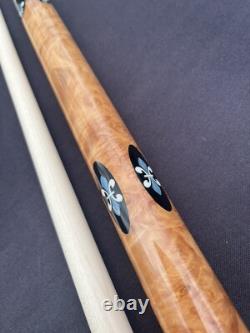 One Of A Kind, Maple Burl, Joss Custom Pool Cue, Brand New, Flawless