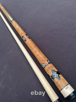 One Of A Kind, Maple Burl, Joss Custom Pool Cue, Brand New, Flawless