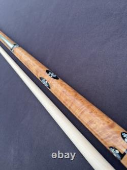One Of A Kind, Maple Burl, Joss Custom Pool Cue, Brand New, Flawless