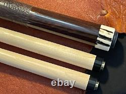 PFD Studios Paul Drexler Custom Pool Cue With 2 Maple Shafts. Horn Cap & Joint