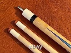 PFD Studios Paul Drexler Custom Pool Cue With 2 Maple Shafts. Horn Cap & Joint