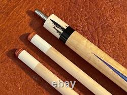 PFD Studios Paul Drexler Custom Pool Cue With 2 Maple Shafts. Horn Cap & Joint