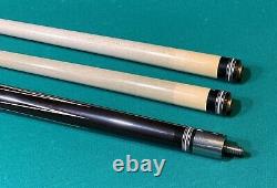 PFD Studios Paul Drexler Custom Pool Cue With 2 Maple Shafts. Nice Ring Work