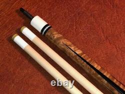 PFD Studios Paul Drexler Custom Pool Cue With 2 Maple Shafts. With Cork Wrap