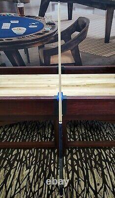 POOL CUE BY J. PECHAUER CUSTOM CUES JP USA (Blue with J. Pechauer cue case)