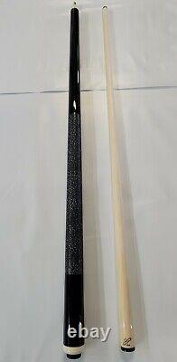 POOL CUE BY J. PECHAUER CUSTOM CUES JP USA (Ebony with J. Pechauer cue case)