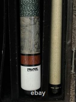 Palmer Custom Cue Pool Stick Billiards With Case Vintage