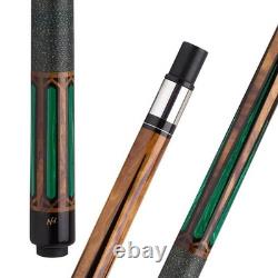 Paul Drexler PFD Custom Cue Malachite & Ebony Inlays Uni-Loc Billiard Pool stick