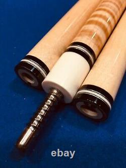 Paul Drexler Wrapless with all Natural White Custom Pool Cue