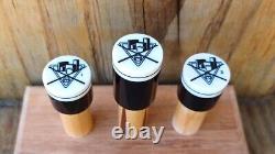 Paul Mottey 5/16-14 Premium Pool Cue Custom Joint Protectors New 3 Piece Set