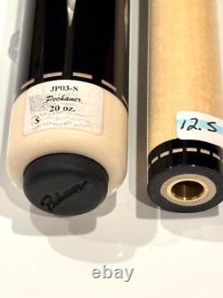 Pechauer Jp3 Custom Pool Cue Ebony Leather Wrap 12.75 New Ship Free Free Case